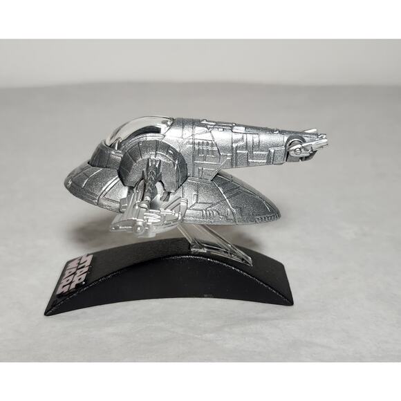 Star Wars Boba Fett Slave 1 Titanium Limited Die-Cast 2006 Hasbro New Open Box - Picture 3 of 6